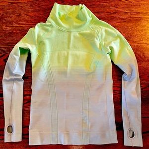 Iviva mock neck top. Never worn. Very comfortable & fits xs-s women too.